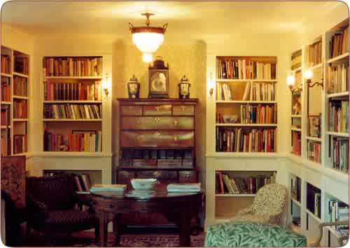 Library with fitted bookcases